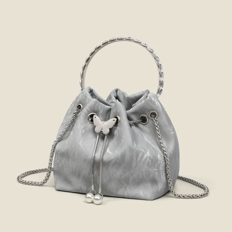 PT'SON Synthetic Leather Bucket Bag, Shoulder Bag, Crossbody Bag Regular Women's Multicolor-17