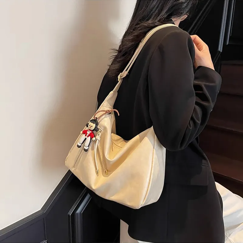 PT'SON Synthetic Leather Underarm Shoulder Bag, Crossbody Bag Regular Women's Multicolor-3