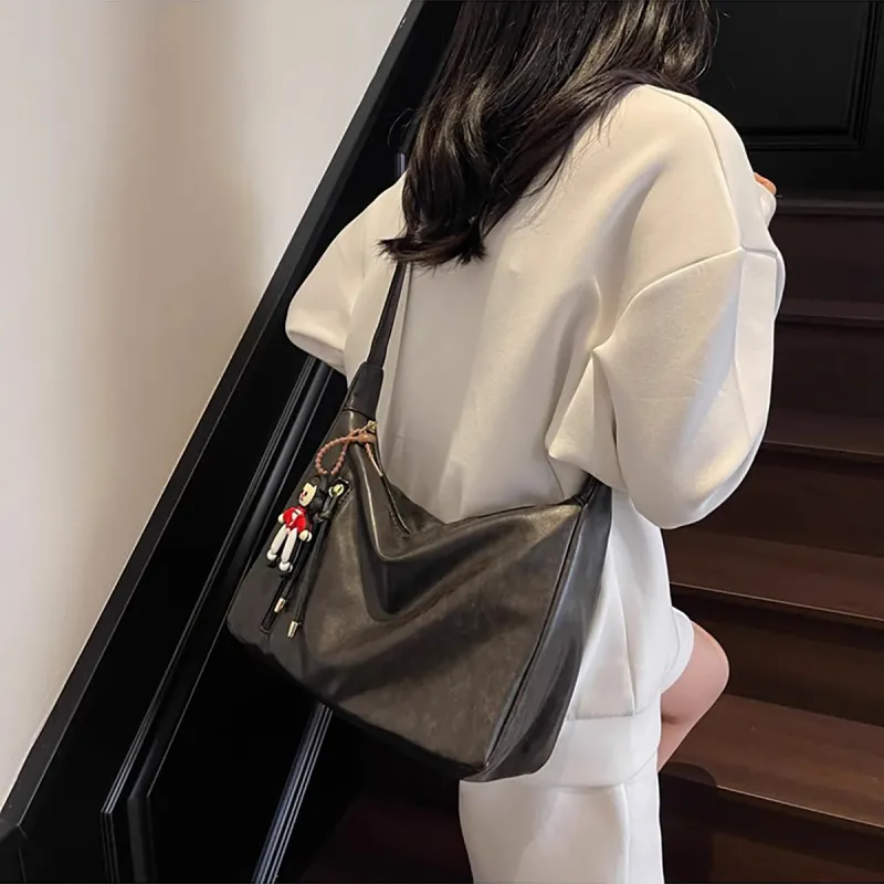 PT'SON Synthetic Leather Underarm Shoulder Bag, Crossbody Bag Regular Women's Multicolor-11