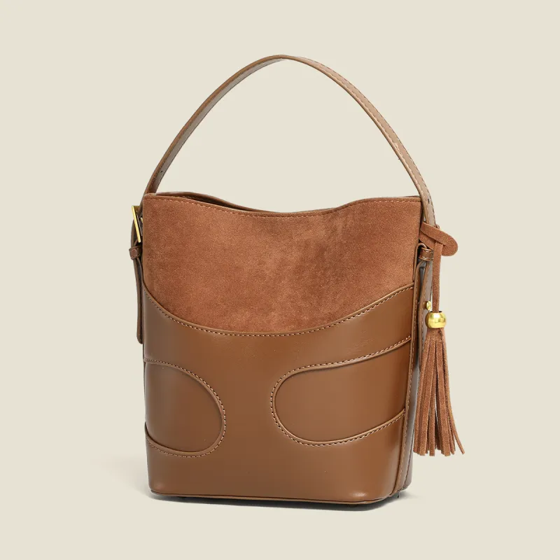 PT'SON Synthetic Leather Shoulder Bag, Crossbody Bag, Handbag Regular Women's Brown/Coffee-1