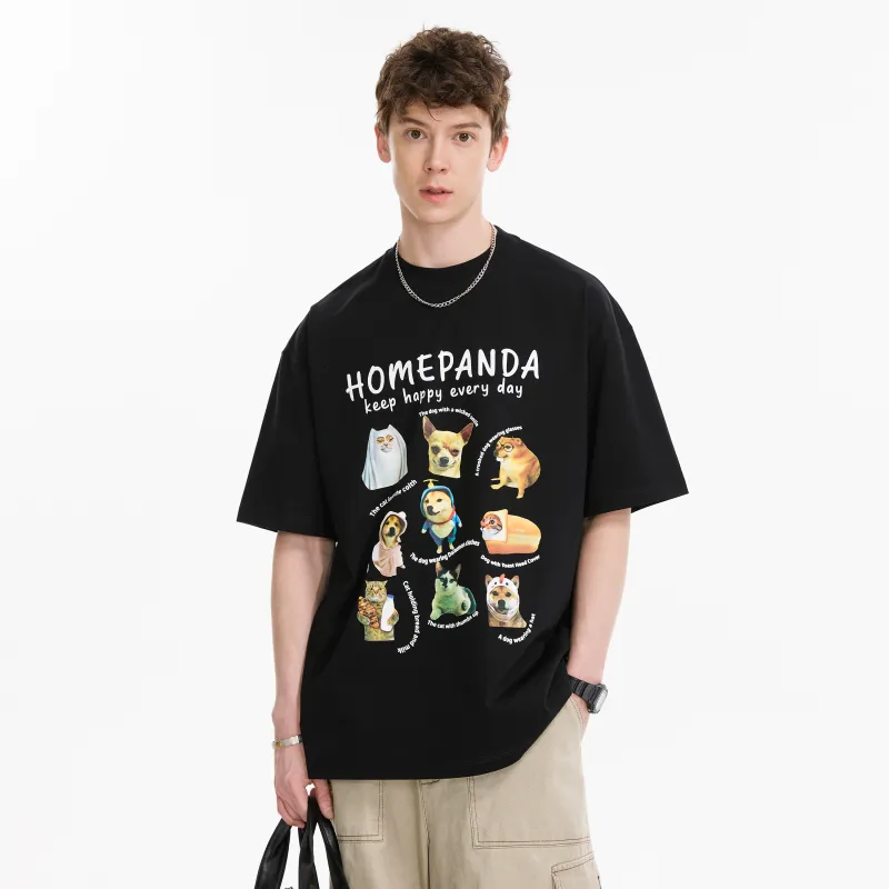 HOME PANDA T-Shirts Unisex-3
