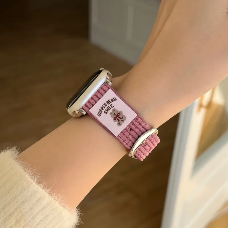 Vobafe Apple Compatibility Watch Band 130mm Fabric Material-13