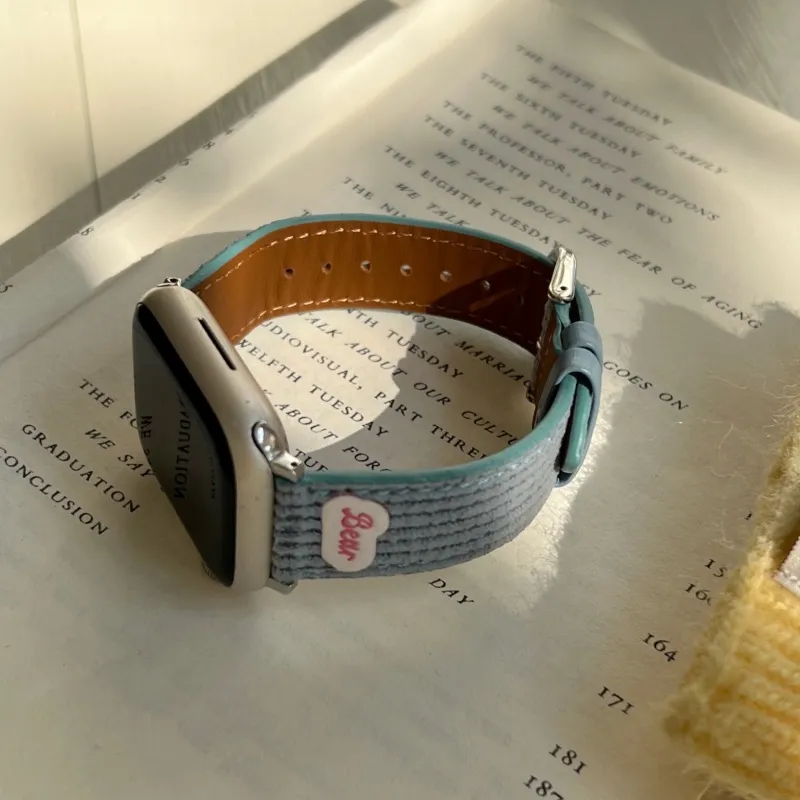 Vobafe Apple Compatibility Watch Band 130mm Fabric Material-23