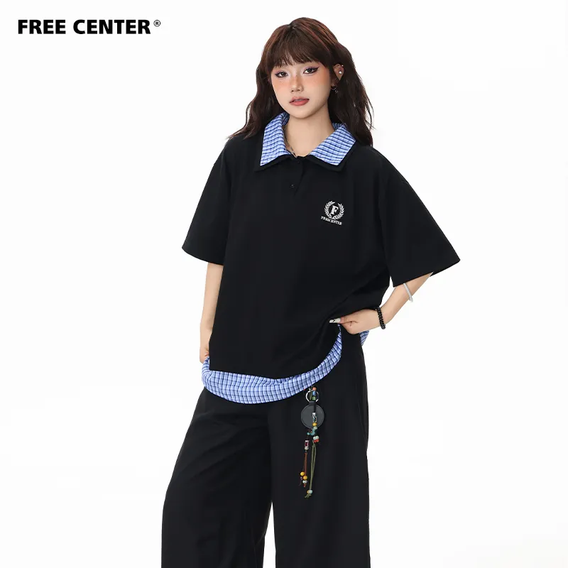 FREE CENTER Polo Shirts Women's-15