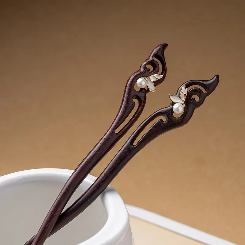 Guo Lu Rosewood Hairpins Women's-6