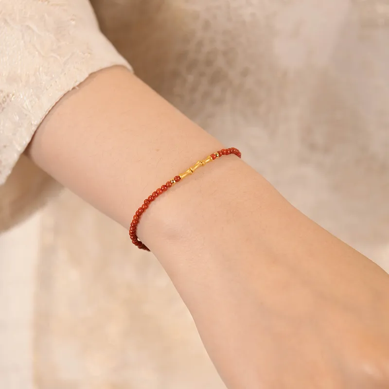 Guo Lu Southern Red Agate Bracelets Women's-4