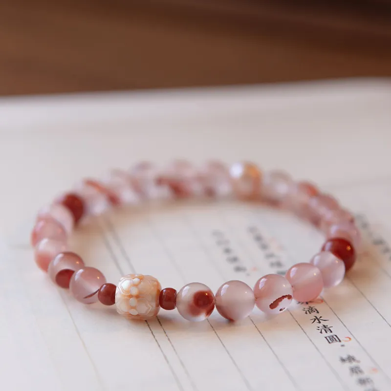 Guo Lu Southern Red Agate Bracelets Women's-3