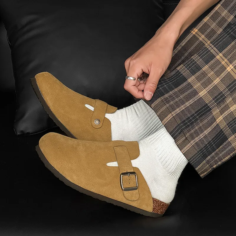 Kaltendin Abrasion Resistant Slip Resistant Closed Toe Slippers Unisex-9