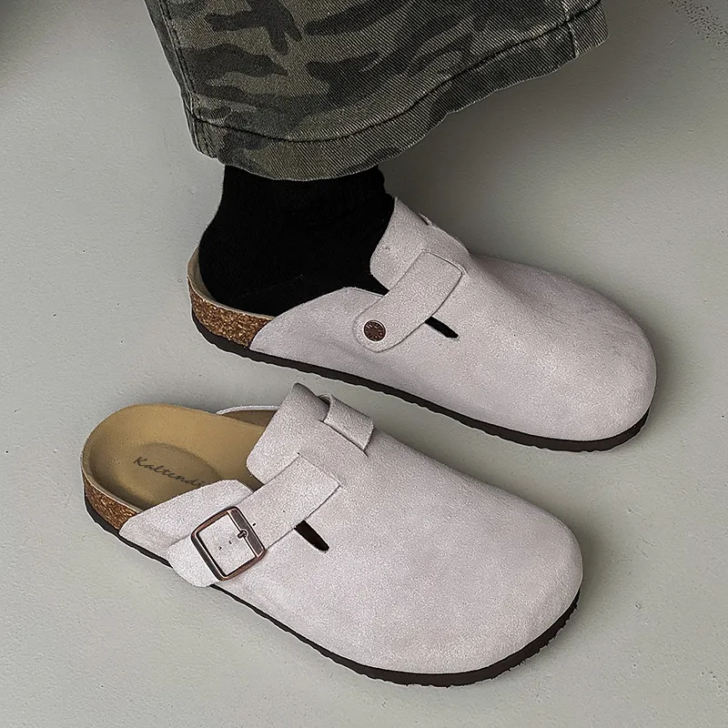 Kaltendin Abrasion Resistant Slip Resistant Closed Toe Slippers Unisex-2