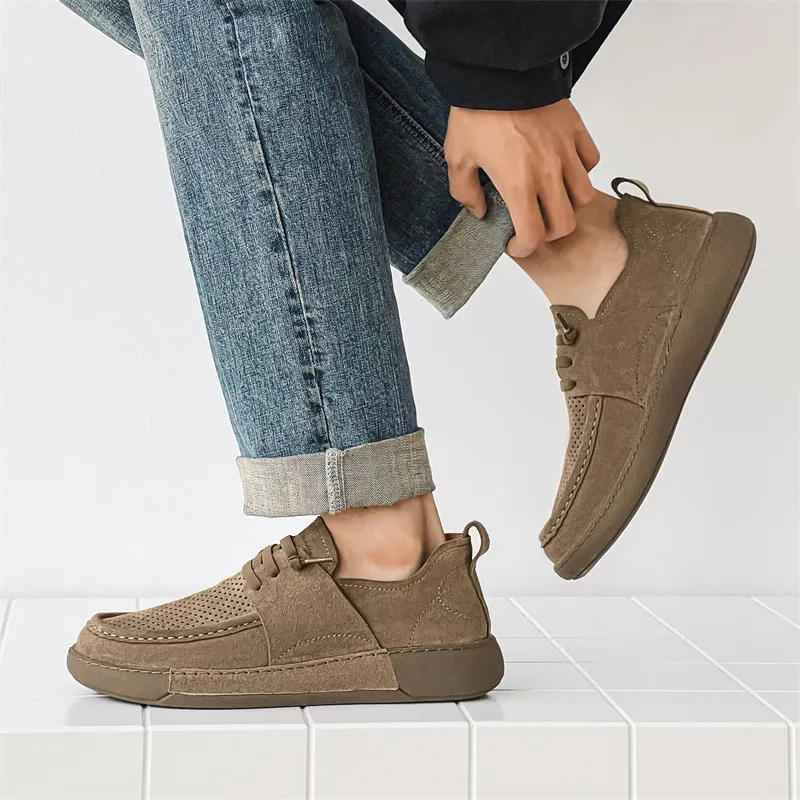 Kaltendin Niche Versatile Comfortable Low Top Casual Shoes Men's-10