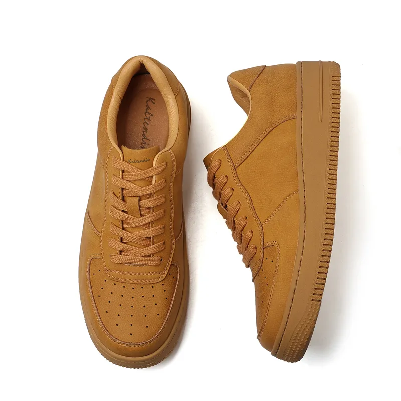 Kaltendin Air Force 1 All Season Versatile Trendy Comfortable Low Top Skateboard Shoes Men's-10