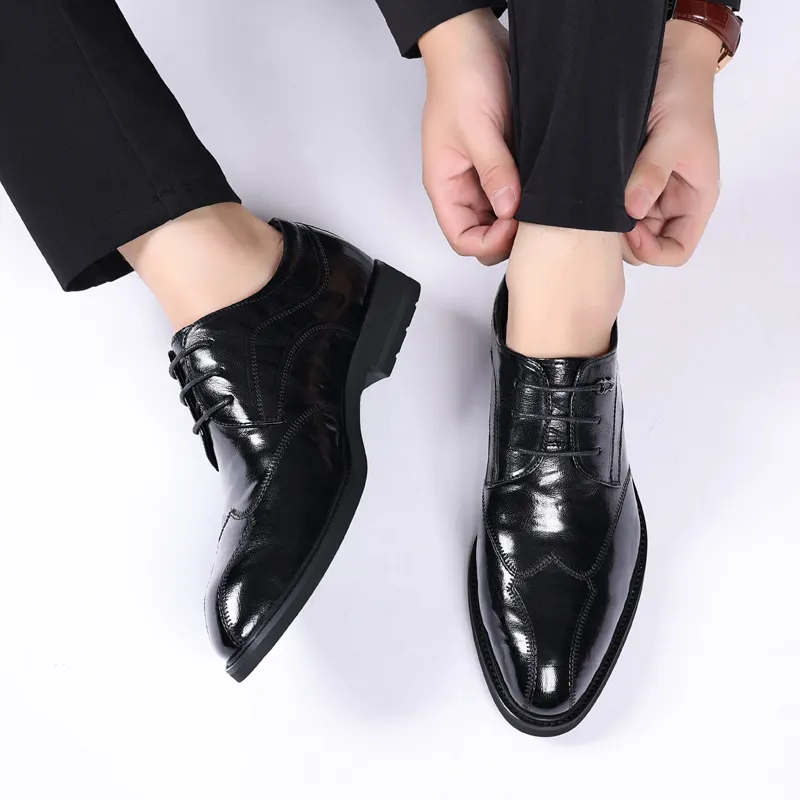 Kaltendin Dress Shoes Men's Black-3