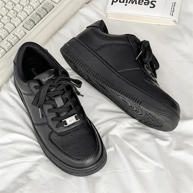 Kaltendin Air Force 1 All Season Versatile Trendy Comfortable Low Top Skateboard Shoes Men's-18