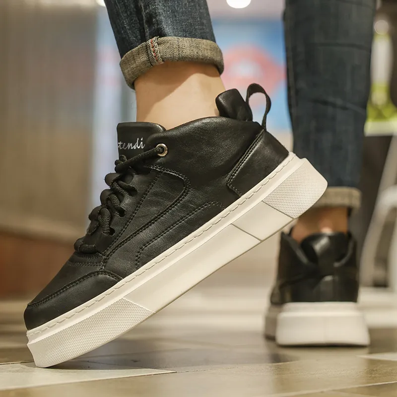Kaltendin Comfortable Casual Low Top Skateboard Shoes Men's-4