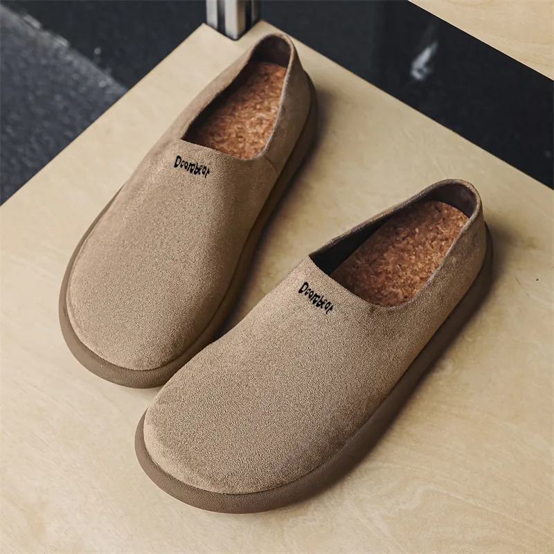 Budding Bear Rubber Sole Closed Toe Slippers Men's-7