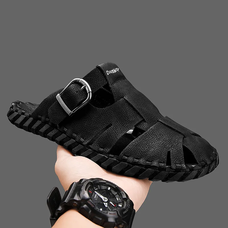 Budding Bear Abrasion Resistant Slip Resistant Closed Toe Slippers Men's-1