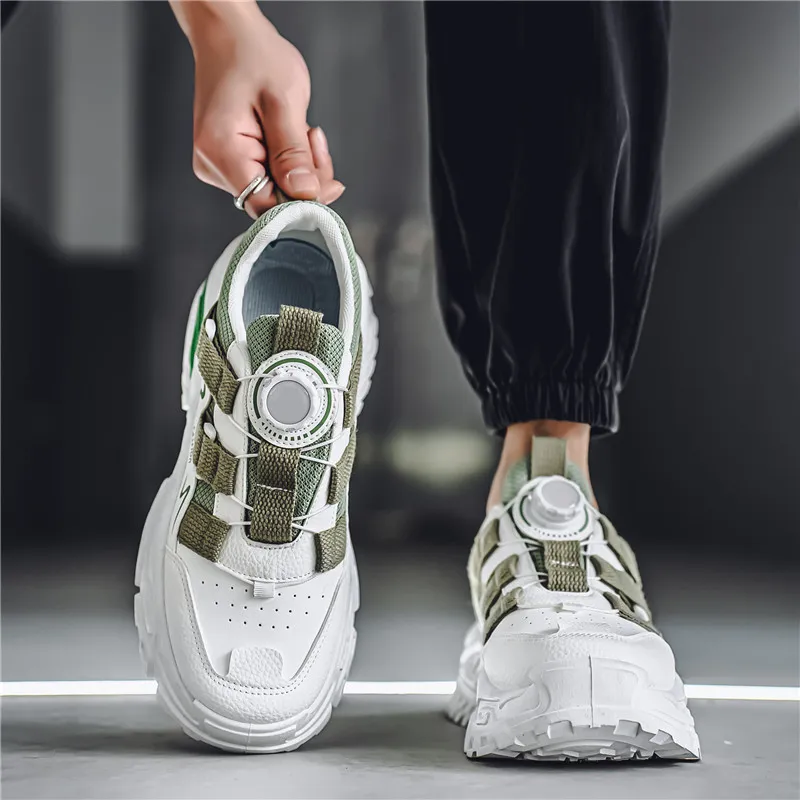 Budding Bear Abrasion Resistant Low Top Chunky Sneakers Men's-2