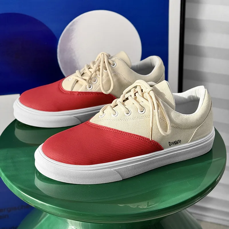 Budding Bear Anti Slip Wear Resistant Low Top Skateboard Shoes Men's-2