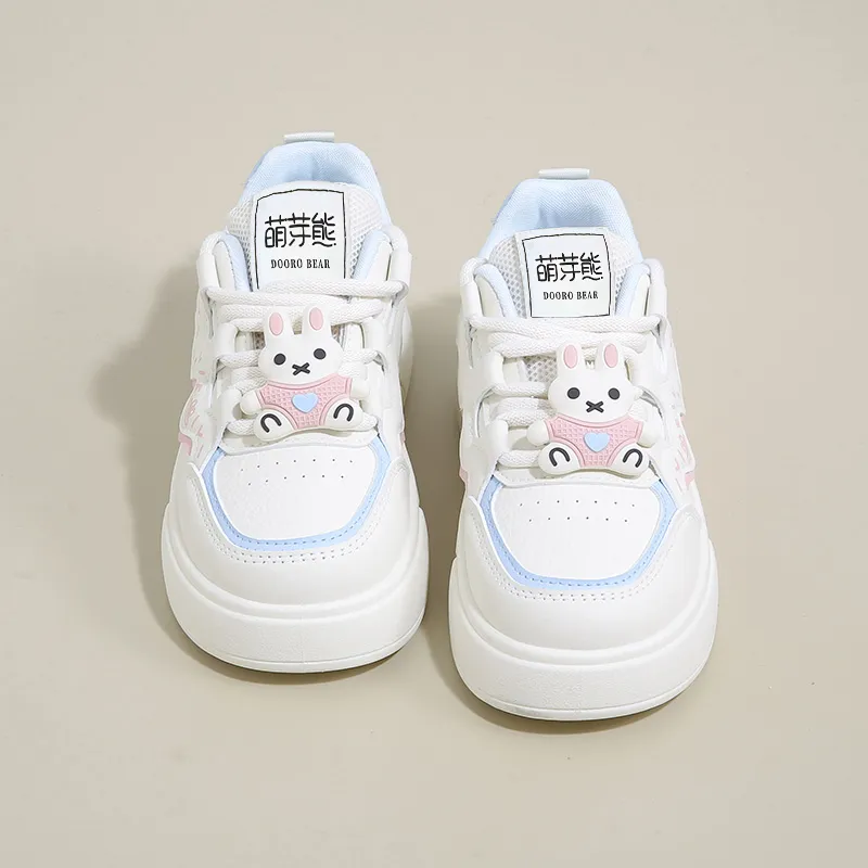 Budding Bear Slip-Resistant Low-Top Skateboard Shoes Women's-4