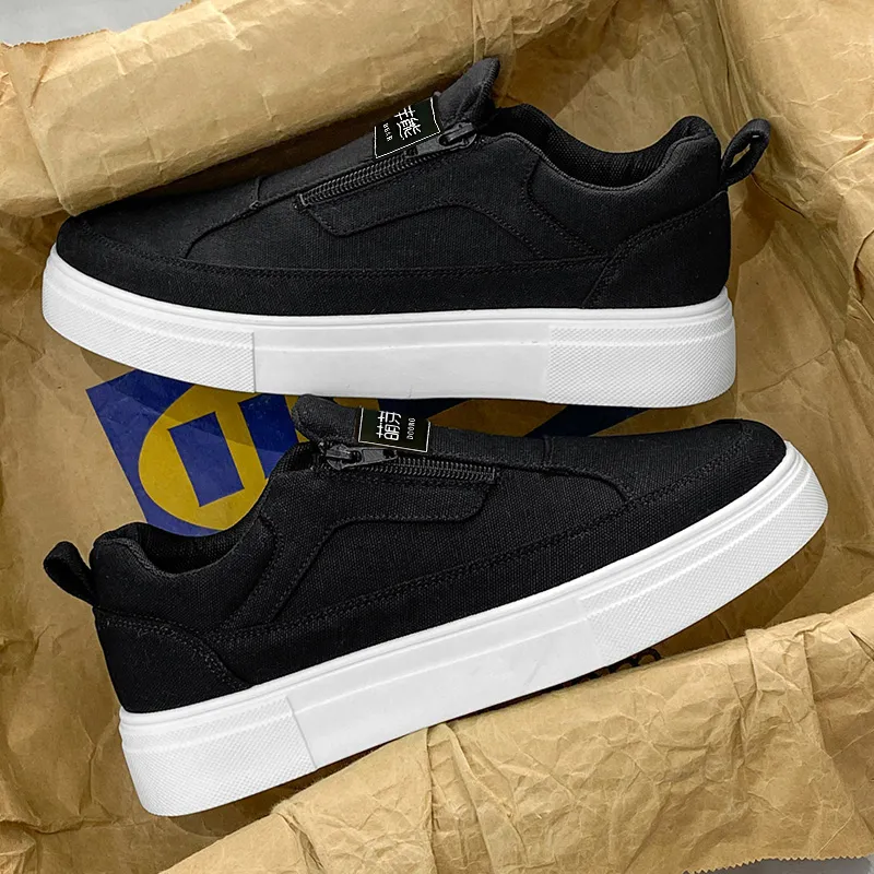 Budding Bear Non-slip Wear-resistant Shock Absorption Low-Top Canvas Shoes Men's-1