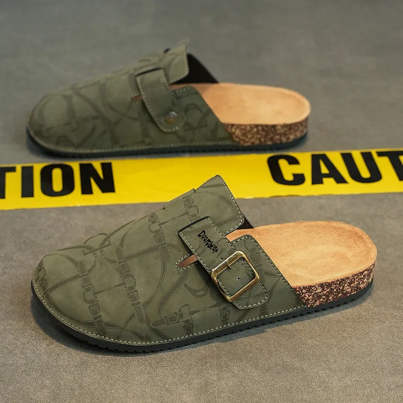 Budding Bear Abrasion Resistant Slip Resistant Closed Toe Slippers Men's-7