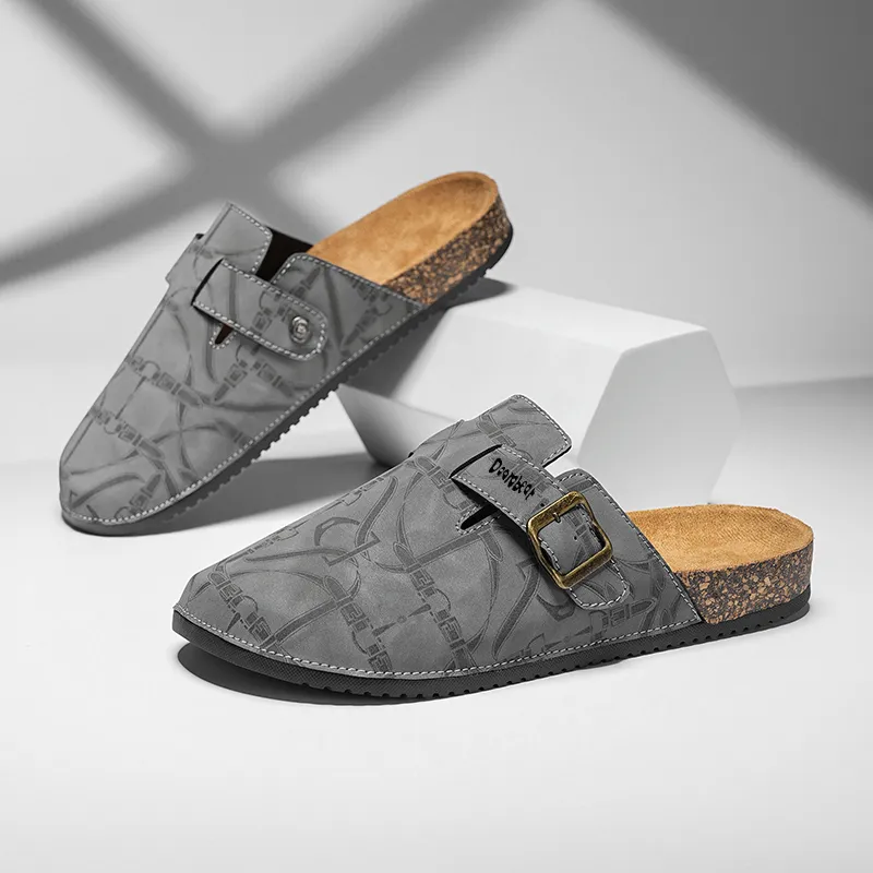 Budding Bear Abrasion Resistant Slip Resistant Closed Toe Slippers Men's-2