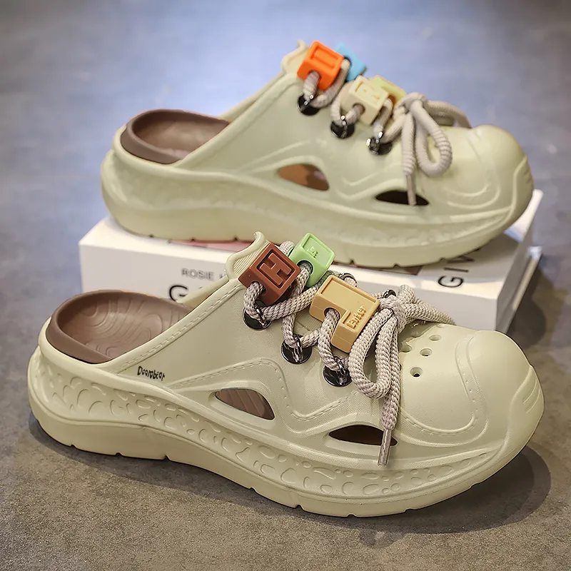 Budding Bear EVA Abrasion Resistant Closed Toe Slippers Men's-5