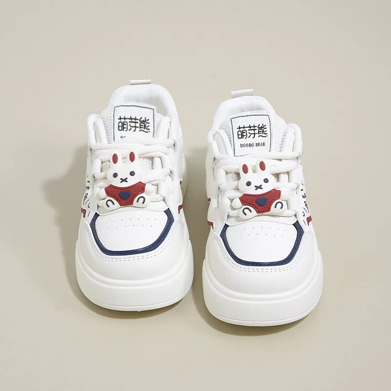 Budding Bear Slip-Resistant Low-Top Skateboard Shoes Women's-2