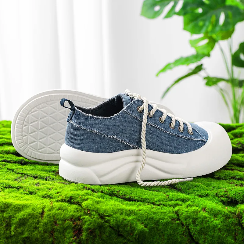Budding Bear Anti Slip Wear Resistant Low Top Canvas Shoes Men's-8