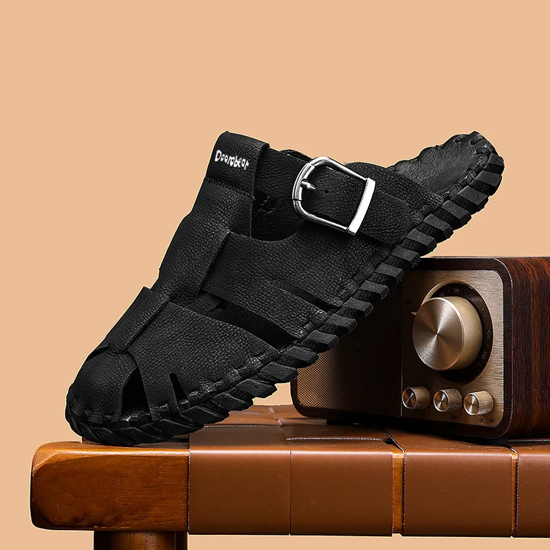 Budding Bear Abrasion Resistant Slip Resistant Closed Toe Slippers Men's-2