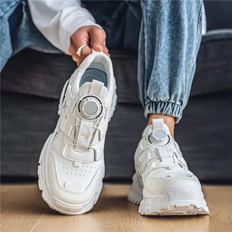 Budding Bear Abrasion Resistant Low Top Chunky Sneakers Men's-8