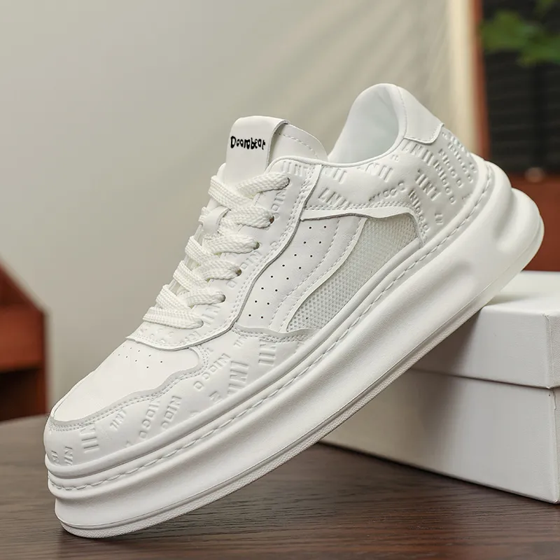 Budding Bear Skateboard Shoes Men Low Top-2