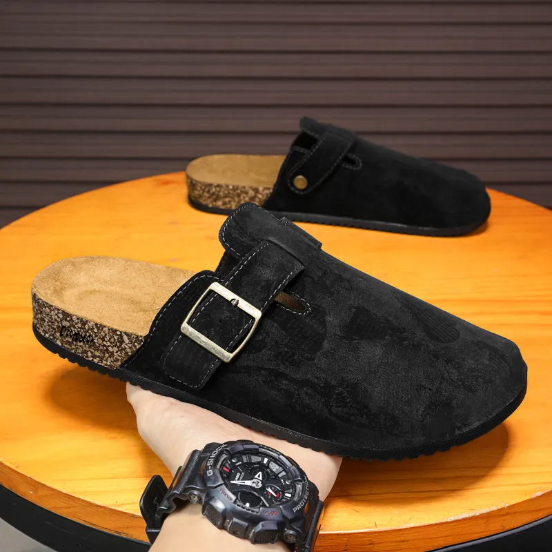 Budding Bear Quiet Odor Resistant Abrasion Resistant Slip Resistant Closed Toe Slippers Unisex-4