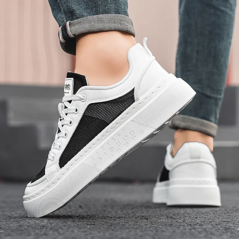 Budding Bear Slip Resistant, Abrasion Resistant, Breathable, Lightweight, Height Increasing Low Top Casual Shoes Men's-9