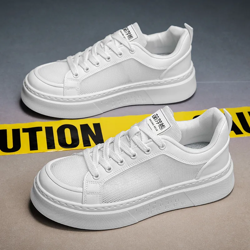 Budding Bear Slip Resistant, Abrasion Resistant, Breathable, Lightweight, Height Increasing Low Top Casual Shoes Men's-3