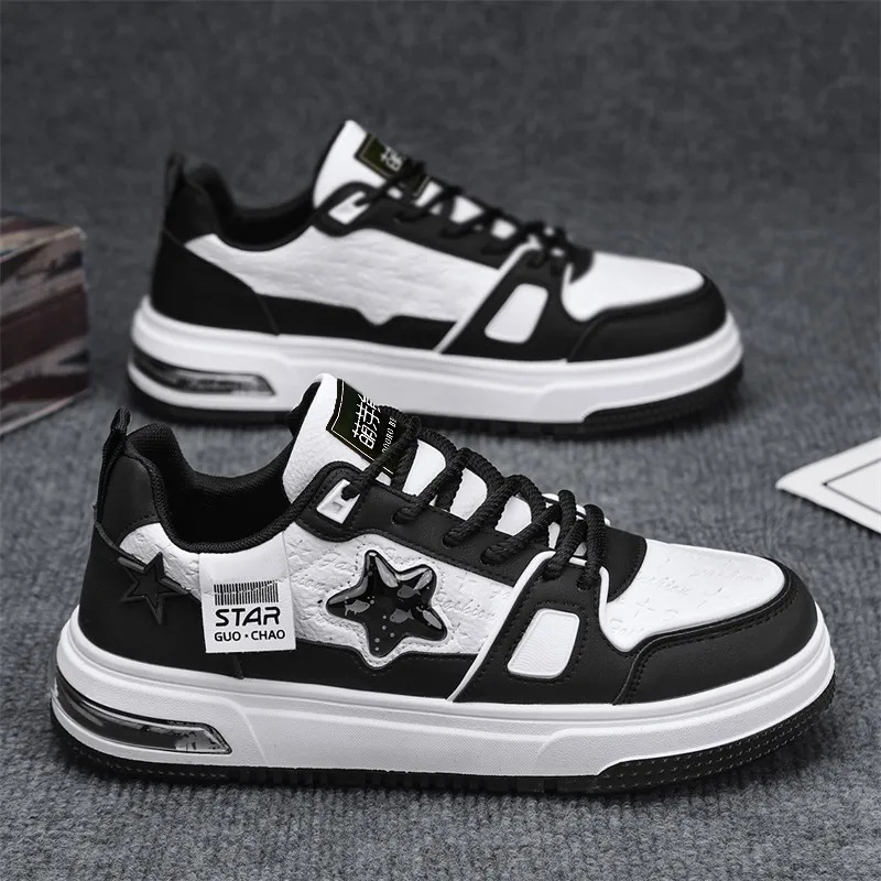 Budding Bear Anti-Slip Wear-Resistant Low-Top Skateboard Shoes Men's-1