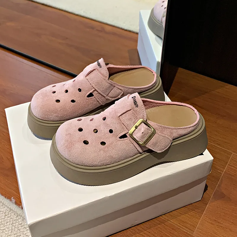 Budding Bear Abrasion Resistant Slip Resistant Closed Toe Slippers Women's-1