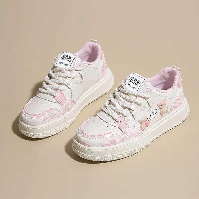 Budding Bear Low-Top Skateboard Shoes Women's-2