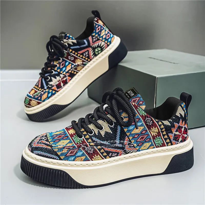 Budding Bear Low-Top Skateboard Shoes Men's-7