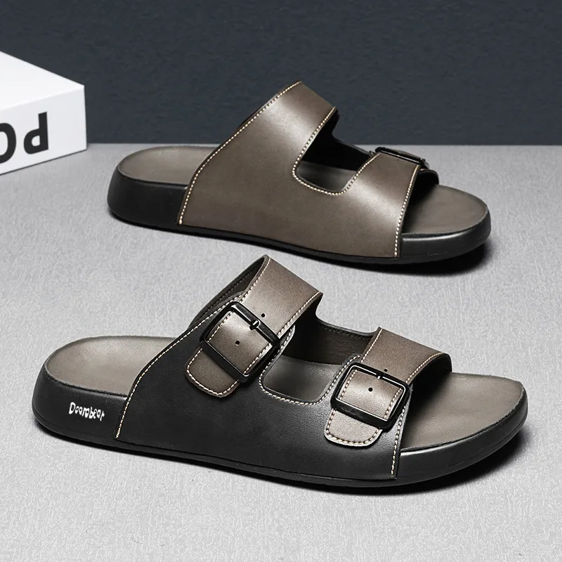 Budding Bear Slide Slippers Men-3