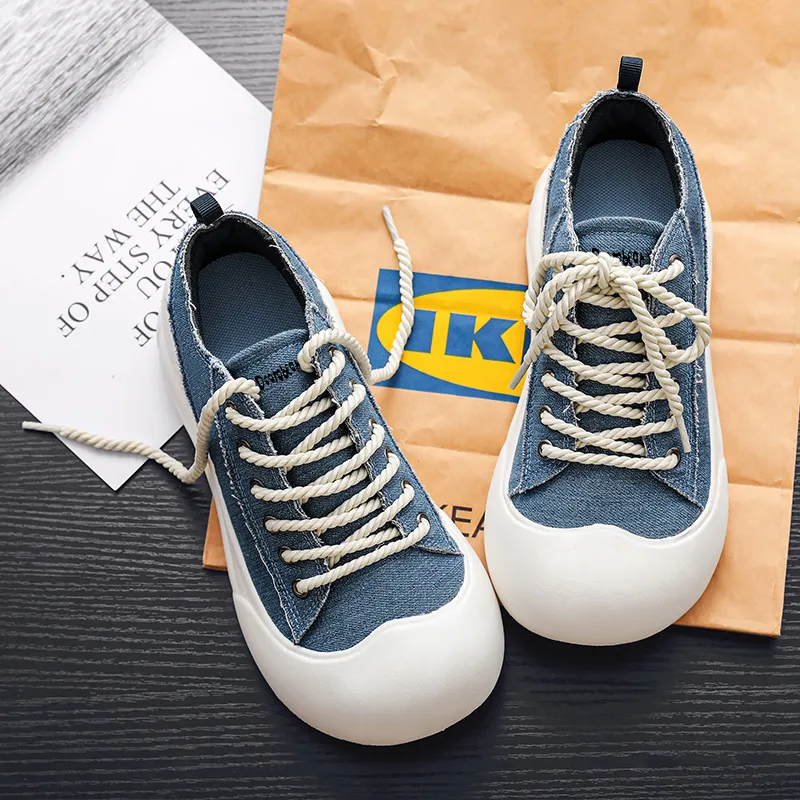 Budding Bear Anti Slip Wear Resistant Low Top Canvas Shoes Men's-7