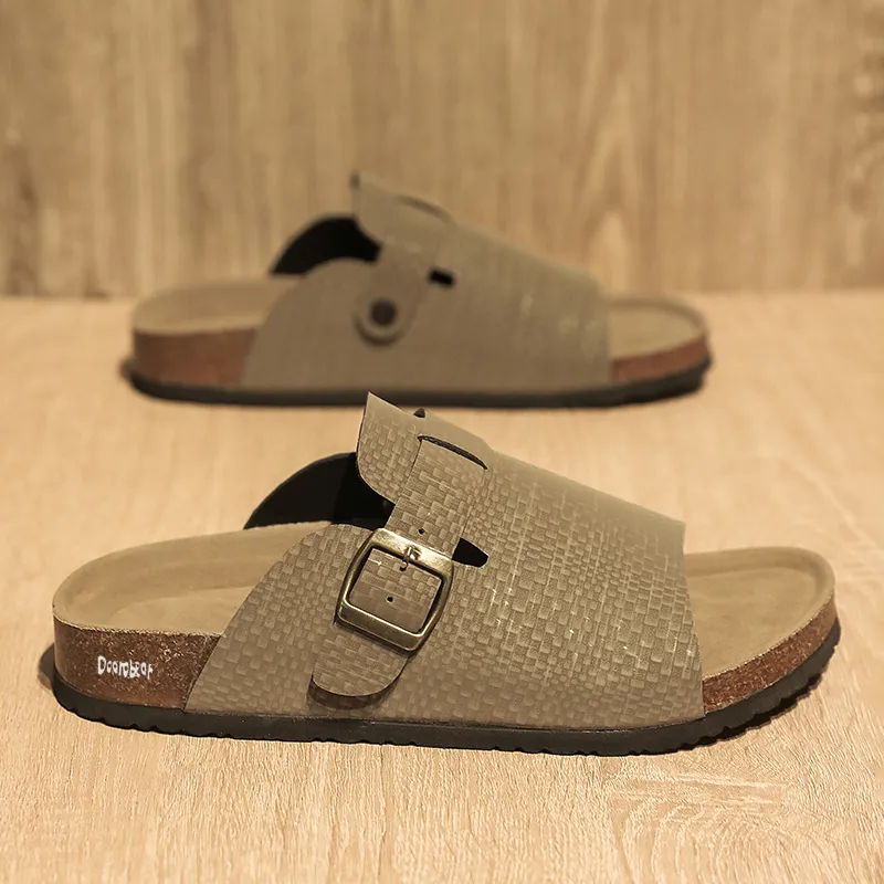 Budding Bear Quiet Slip Resistant Odor Resistant Abrasion Resistant Slide Slippers Men's-12