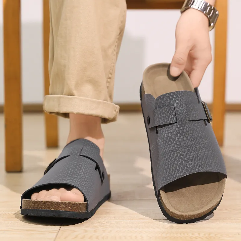 Budding Bear Quiet Slip Resistant Odor Resistant Abrasion Resistant Slide Slippers Men's-9