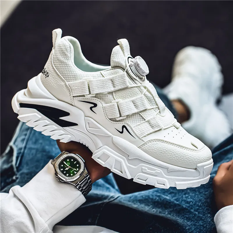 Budding Bear Abrasion Resistant Low Top Chunky Sneakers Men's-7