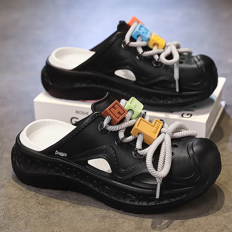 Budding Bear EVA Abrasion Resistant Closed Toe Slippers Men's-8