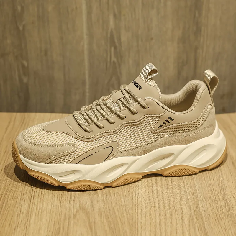 Budding Bear Breathable Lightweight Height Increasing Low Top Casual Shoes Men's-7