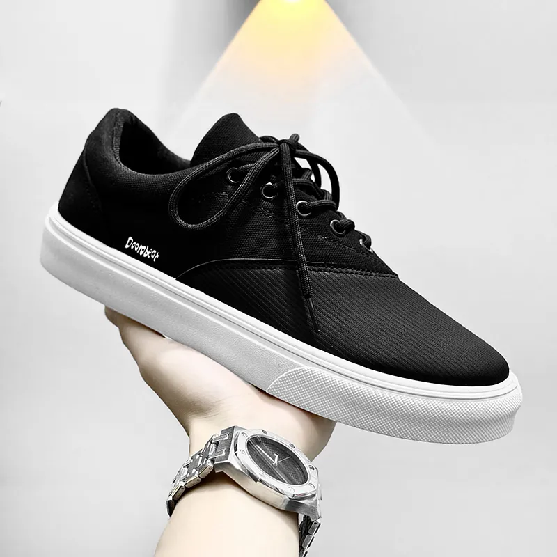 Budding Bear Anti Slip Wear Resistant Low Top Skateboard Shoes Men's-5