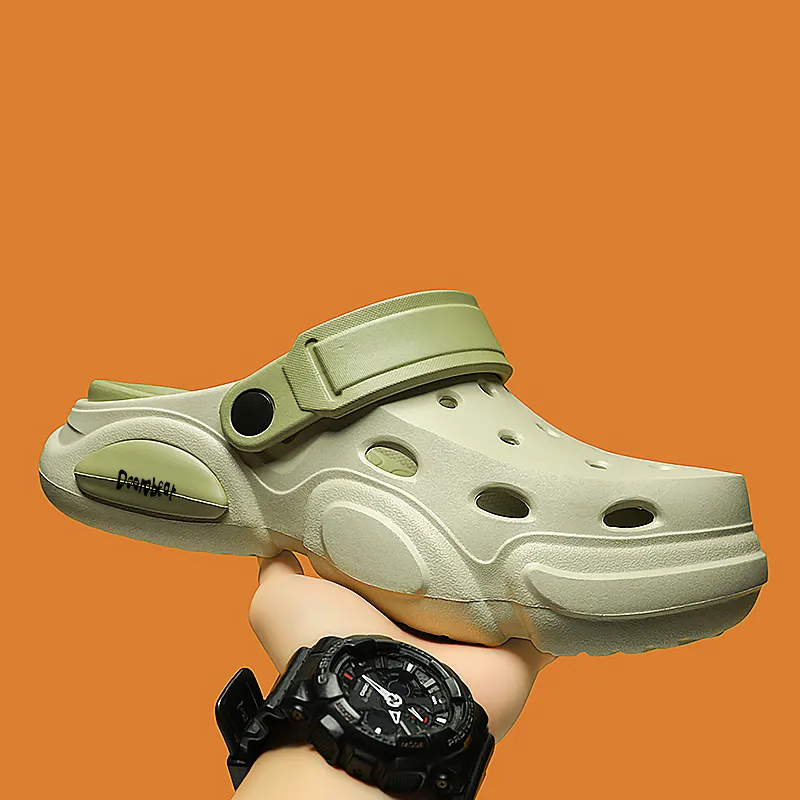 Budding Bear EVA Abrasion Resistant Slip Resistant Closed Toe Slippers Men's-7