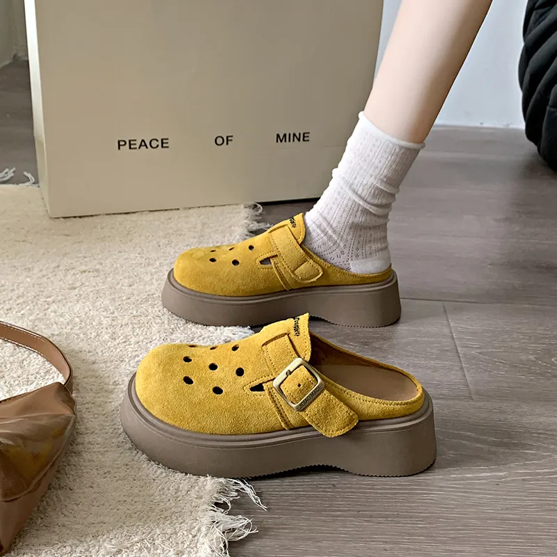Budding Bear Abrasion Resistant Slip Resistant Closed Toe Slippers Women's-5