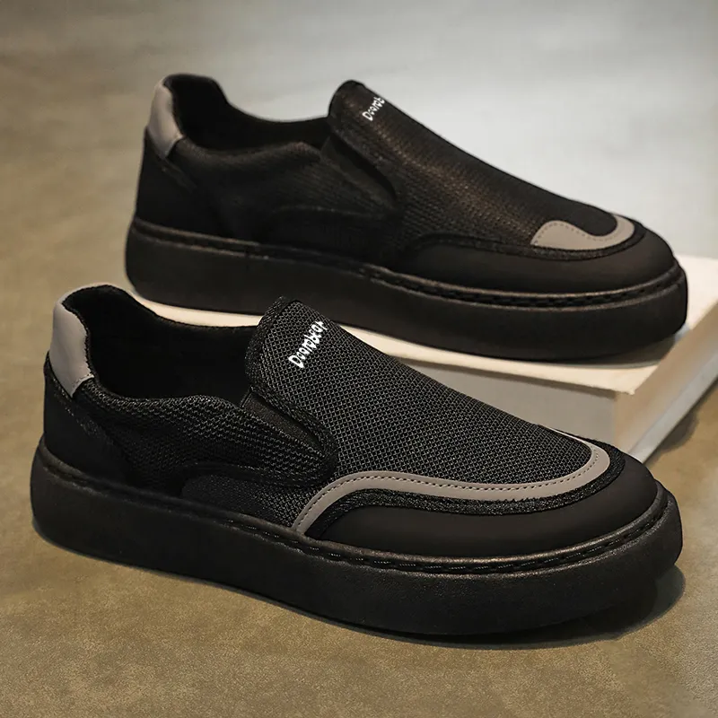 Budding Bear Slip Resistant, Abrasion Resistant, Lightweight, Breathable Low Top Skateboard Shoes Men's-2